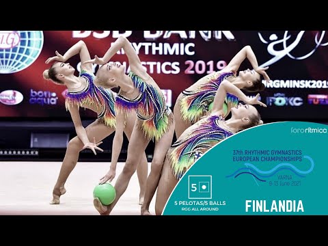 Finlandia (5 pelotas/5 balls) - Competicion conjuntos European Championship Varna 2021