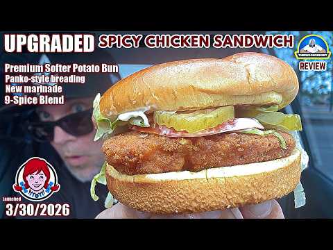 Wendy's® Upgraded Their Spicy Chicken Sandwich! 🌶️🐔 | Full Taste Test & Review! | theendorsement