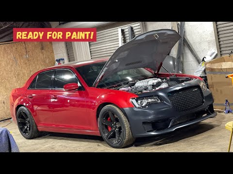 SHOOTING FLAMES WITH MY REDEYE CHRYSLER 300! 😎 + BUMPER INSTALL