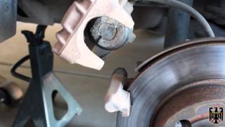 MKIV Volkswagen Jetta Rear Brake Pads and Rotors Replacement