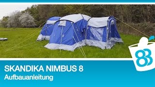 Skandika Nimbus 8 Aufbauanleitung Schlafsack Iceland Isomatte Deluxe