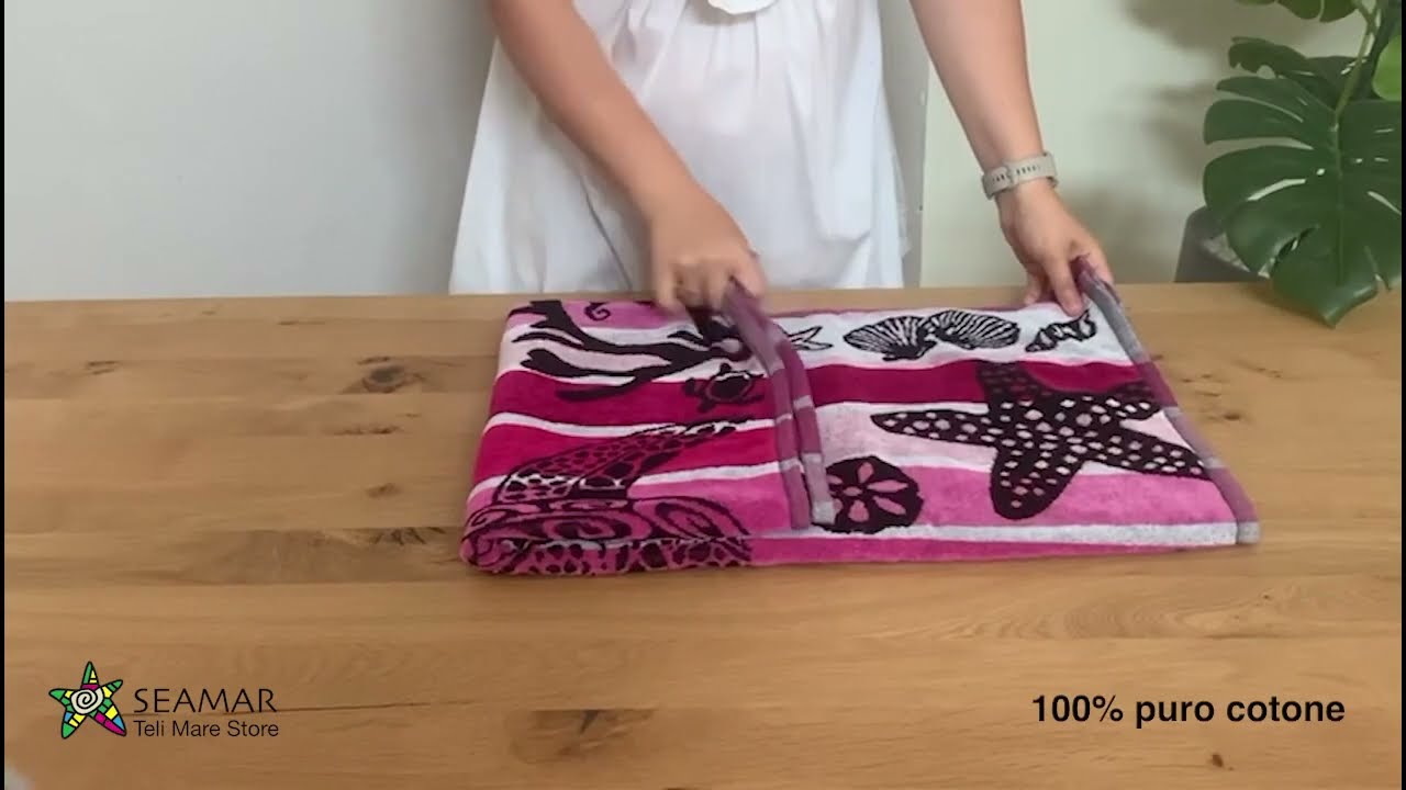 Telo mare Rigato Reef Rosa