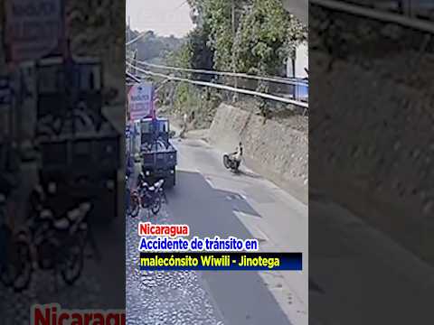 Jinotega 👉   2 motociclistas colisionaron en el sector el malecónsito de wiwilí