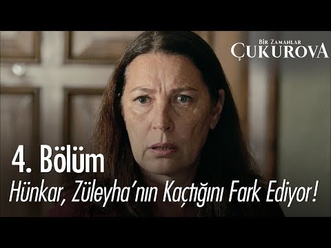 Hünkar, Züleyha'nın kaçtığını fark ediyor - Bir Zamanlar Çukurova 4. Bölüm