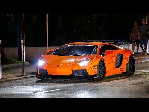 BEST OF Lamborghini Aventador Sounds ! Flames, Revs & Accelerations