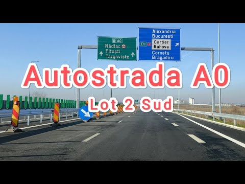 Deschidere Autostrada A0 Sud Lot 2 | DN6 Bragadiru - DN5 Jilava | Bucuresti | 30 Decembrie 2023