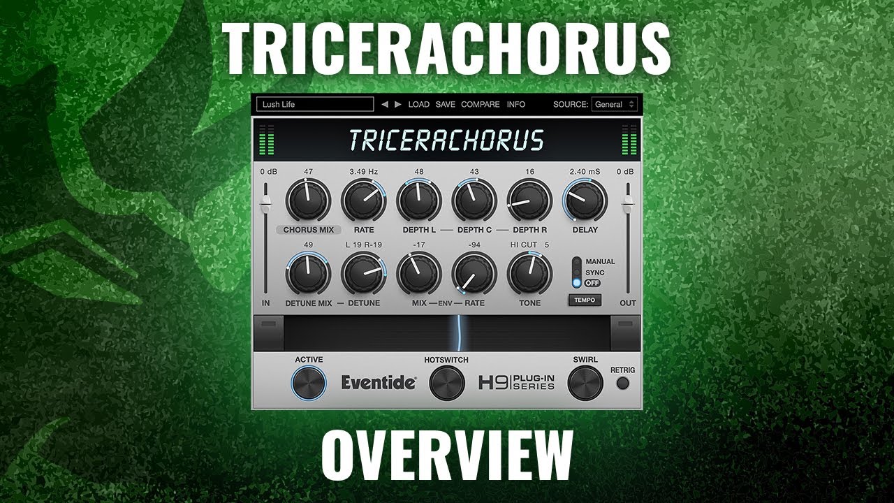 Introducing New Eventide TriceraChorus Plug-in for VST, AAX, AU & AUv3: Overview - YouTube