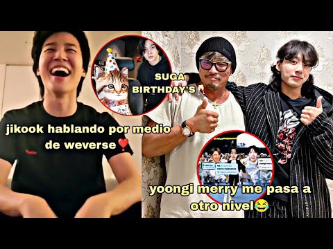 JIKOOK-JUNGKOOK TRISTE PORQUE SUGA NO LE CONTESTÓ😭+YOONGI MERRY ME💍+piden colab con jk👌🏼#jikook