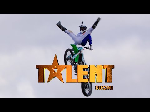 Motocross-stuntti, joka vetää tuomariston hiljaiseksi | Talent Suomi | MTV3