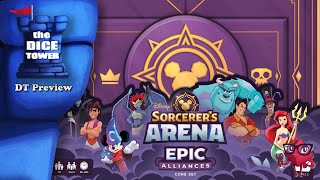 Disney Sorcerer's Arena Epic Alliances | Dice Tower Preview by Ella