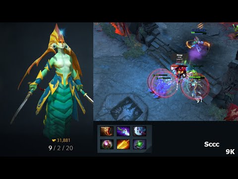 Sccc Naga siren - sccc + old chicken(Slark)(Ranked) vs  uuu9(Ursa)