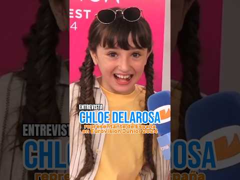 INTERVIEW with CHLOE DELAROSA, representative of Spain in #EurovisionJunior2024 #JESC #JESC2024