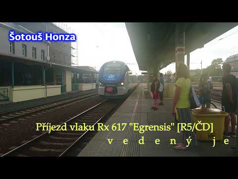 Rx 617 "Egrensis" [R5/ČD] - příjezd | Sokolov | 2.8.2018