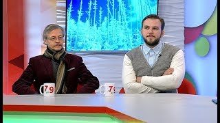 Андрей Пискунов и Максим Сударев в программе "с 7 до 9" на телеканале "Югра" от 15.11.2017 