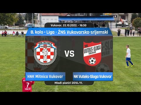 HNK Mitnica Vukovar - NK Vuteks-Sloga Vukovar, 0:5, 8. kolo, Liga - ŽNS VS, Mlađi pioniri 2010./11.