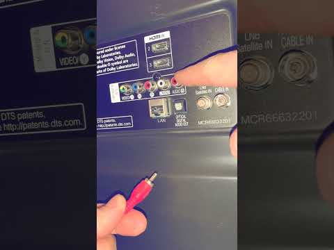 How to connect RCA cable? #shorts