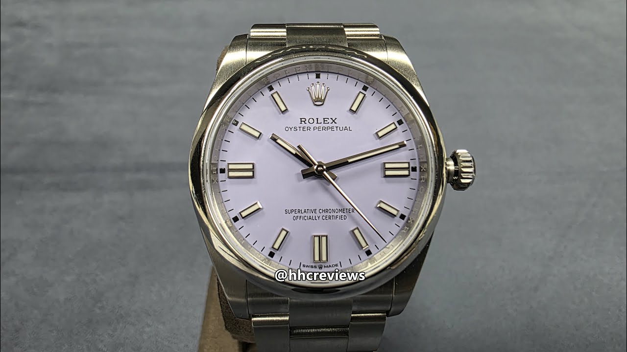 2025 Rolex New Release - Oyster Perpetual 36mm, Lavender dial color (126000-0013)
