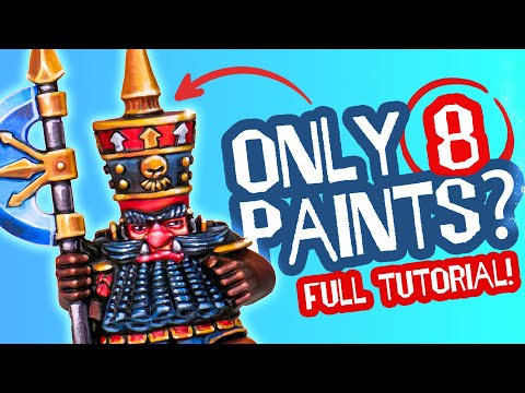 Master the Oldhammer painting style with just 8 paints!
