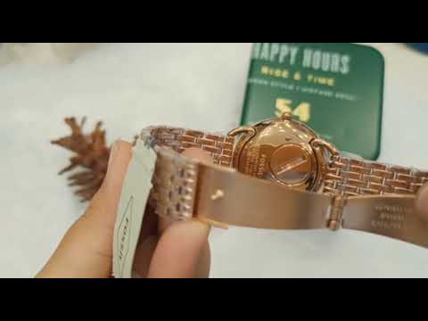 Fossil Tailor Rose Gold Dial Rose Gold Stainless Steel