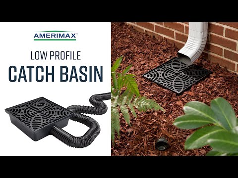 Amerimax Stealth Drain Low Profile Catch Basin | No-Dig Drainage Solutions