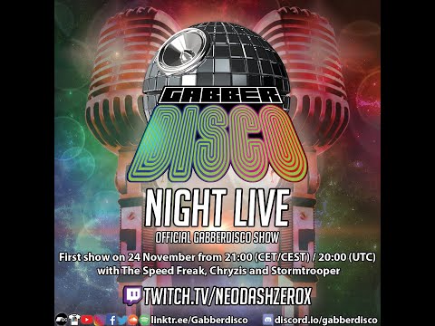 Gabberdisco Night Live (24-11-2020) with The Speed Freak, Chryzis, Stormtrooper (Part 1)