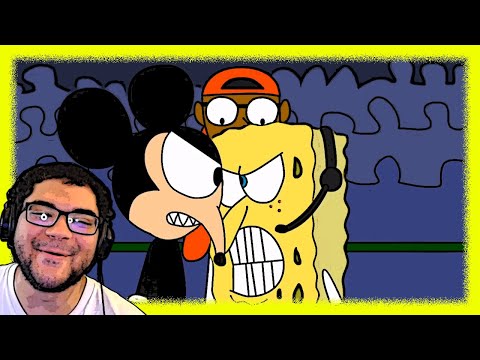 Mickey Mouse vs SpongeBob Squarepants - Cartoon Beatbox Battle (REACTION)