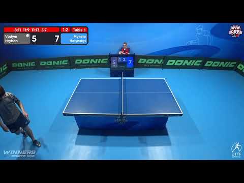 19:00 Vadym Hryban 1-3 Mykola Halynskyi West 3 WIN CUP 25.10.2022 | TABLE TENNIS WINCUP