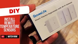 How to Setup and Install GoveeLife Hygrometer Thermometer Temperature Sensors