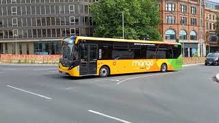 TB BUS ROUTE THE TWOS PASSING 727 TOLLHOUSE HILL - ADL Enviro200mmc 327 - YY24GZW