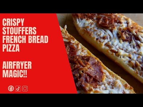 🍕 Air Fryer Magic: Crispy Stouffer's French Bread Pizza Tutorial! 🍕