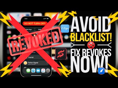 Avoid Blacklist & Revokes on iPhone | Install IPA Files Safely in iPhone & iPad with ESign/Scarlet