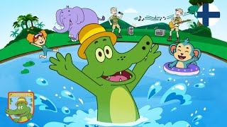 Uimaan Aarnen kanssa - Aarne Alligaattori &amp; Viidakkorumpu