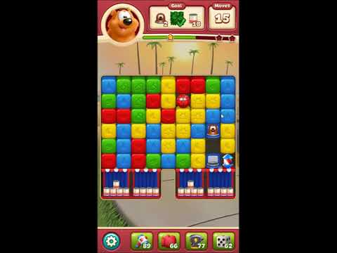 Toon Blast Level 3205 - NO BOOSTERS 🐻🐺🐱 | SKILLGAMING ✔️