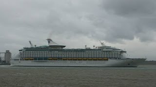 "Balmoral", "Adventure of the Seas" & "Azura" depart from Southampton - 24/05/2013