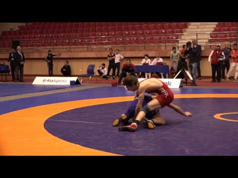 AWFCUP / Magomedgadji Kasumov (AZE) - Macid Dashtan (İRİ) FS cadets 54 kg final