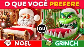 O Que Você Prefere - Construa a Casa dos Seus Sonhos 🏠 Papai Noel vs O Grinch 🎅🎁🎄 Quiz Tap