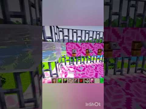 Как сделать батут в майнкрафт