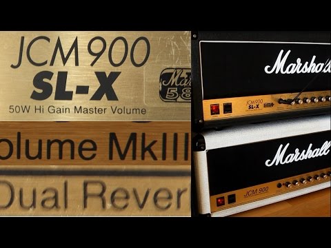 3 Versions of Marshall JCM900 Shootout - MkIII Vs SL-X Vs Dual Reverb