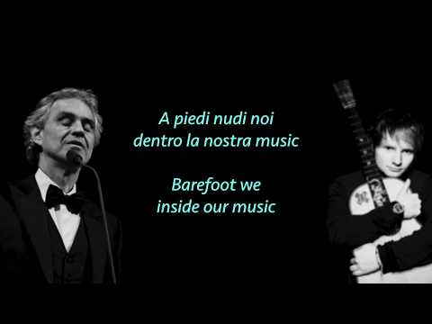 Ed Sheeran, Perfect Symphony ft. Andrea Bocelli (lyrics & translate)