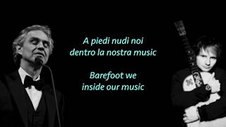 Ed Sheeran, Perfect Symphony ft. Andrea Bocelli (lyrics &amp; translate)