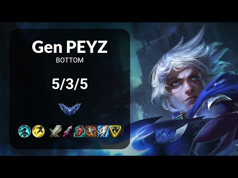 Gen Peyz Ezreal vs Draven BOTTOM - KR DIAMOND Patch 13.14