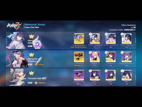 HI3 [Ex Abyss - Nirvana 479D] Shadow Knight - HRb HS TA - 880+