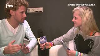 Femke interviewt Ewout | Finale Junior Songfestival 2013