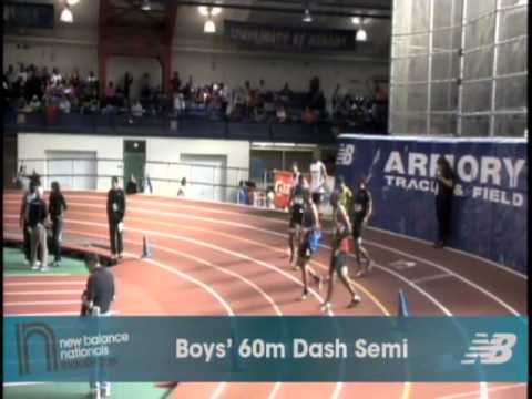 Boys 60m Semi Heat 1 - New Balance Indoor Nationals 2011