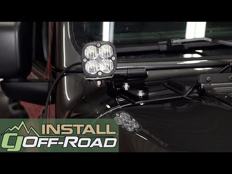 2018 Jeep Wrangler JL Install: Baja Designs Lower A-Pillar Light Mounts