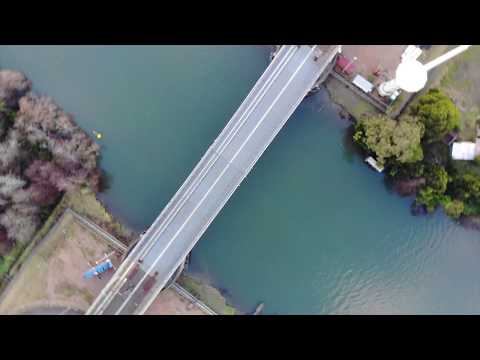 Puente sobre el Río Cau Cau, Valdivia, Chile. Mavic Air