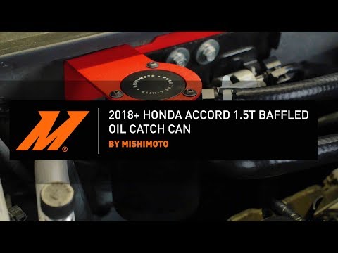 2018+ Honda Accord 1.5T Baffled Oil Catch Can Installation Guide by Mishimoto