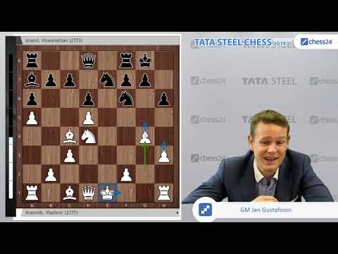 Kramnik - Anand, Tata Steel Chess 2019: The clash of the former World Champions