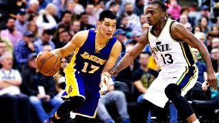 Jeremy Lin林書豪│2015 02 25 Lakers vs Jazz 湖人vs爵士