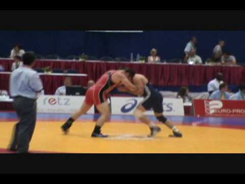 Arsen Kakhabrisvili (GEO) dec. Ben Provisor (USA) at 84 kg Greco-Roman at Junior Worlds